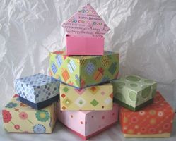 Como hacer cajitas de regalos con papel