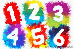 Como hacer numeros artesanales para jugar pintando