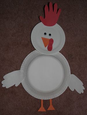 Como hacer una gallina de cartulina