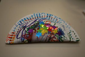 Como hacer un sonajero de papel para bebes
