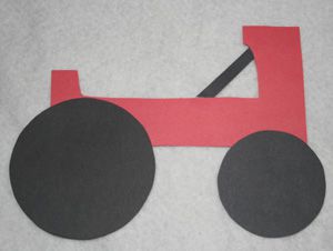 Como hacer un tractor de papel cartulina