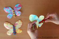 movil mariposas papel