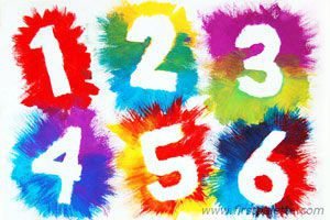 como hacer numeros artesanales