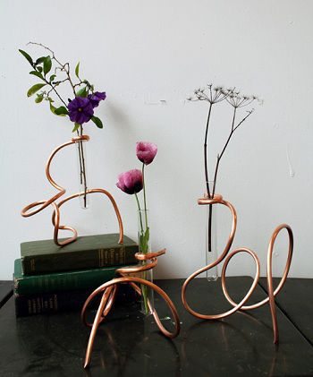 como hacer floreros artesanales