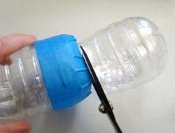 manualidades con una botella de plastico