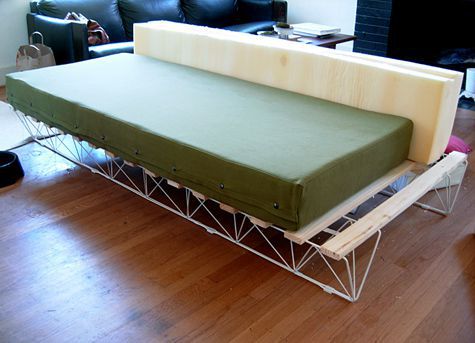 como hacer un sofa a mano