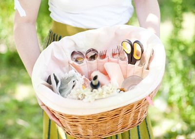 como hacer una canasta para pic nic