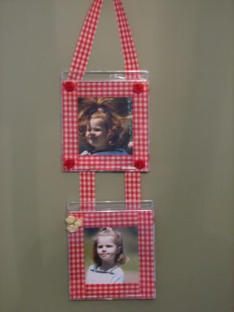 porta retratos reciclado para regalar