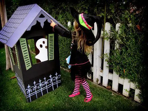 casa para halloween