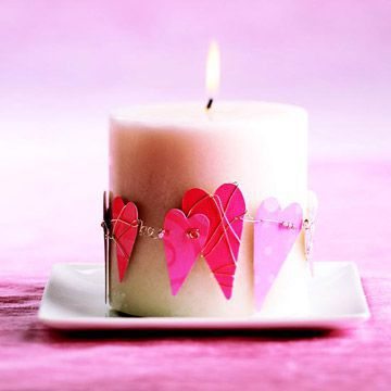 decoraciones romanticas con velas