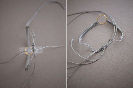 Como hacer una pulsera de macrame