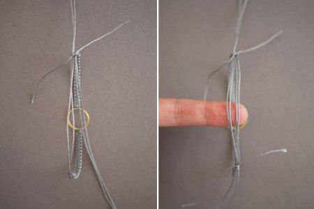 Como hacer una pulsera de macrame