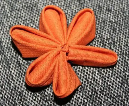 como hacer flores kanzashi paso a paso