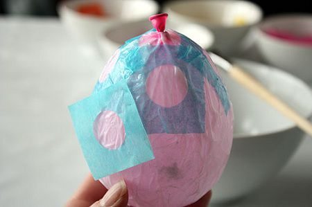 huevos de pascua de papel