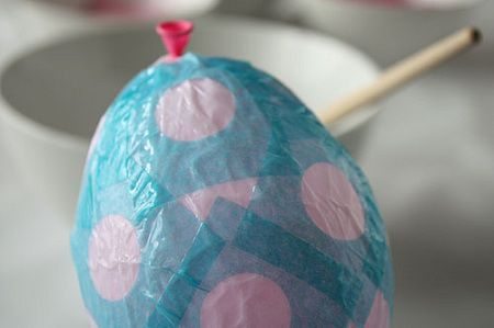 huevos de pascua de papel