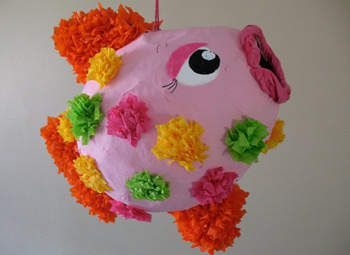 como hacer piñatas de globos