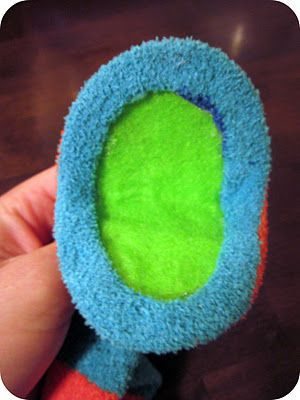 Como hacer un titere de calcetin