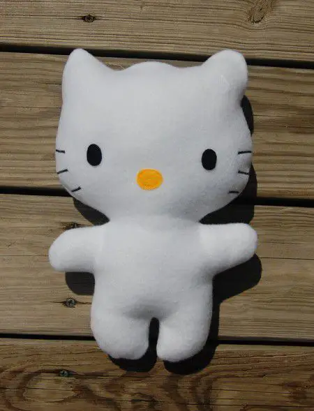 como hacer una hello kitty