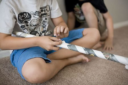 como hacer una carpa para niños