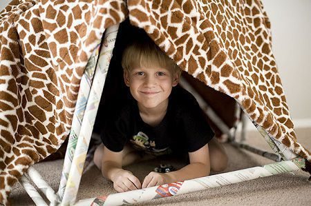 como hacer una carpa para niños