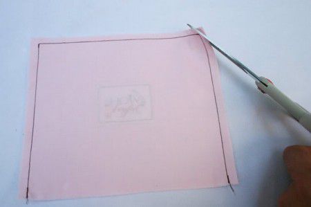 como hacer una cartera de tela