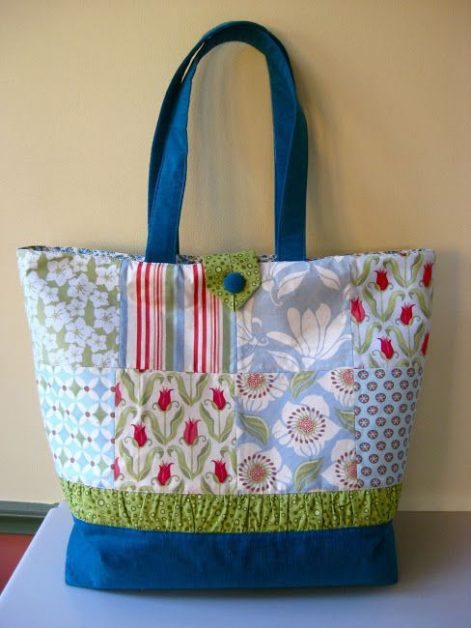 como hacer bolsos de patchwork