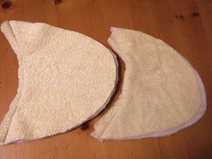 como hacer pantuflas de toalla