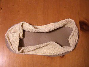 como hacer pantuflas de toalla