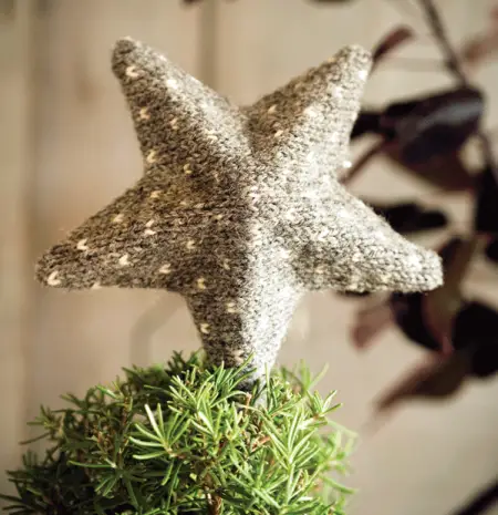 Como hacer una estrella para la punta del árbol navideño