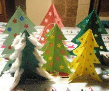 como hacer tarjetas navideñas en 3d