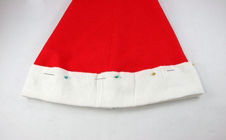 como hacer un gorro de santa claus