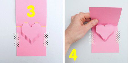 como hacer tarjetas de san valentin en 3d