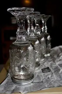 como decorar vasos de vidrio