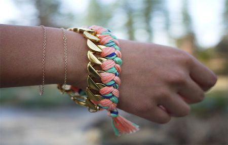 como hacer pulseras de macrame