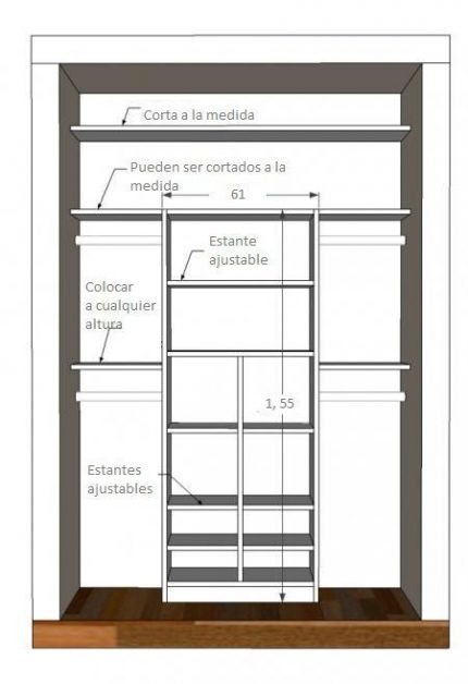 como hacer un closet casero