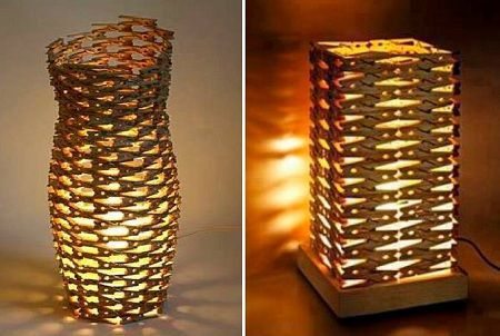 Como hacer una lámpara original