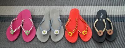 como decorar chanclas