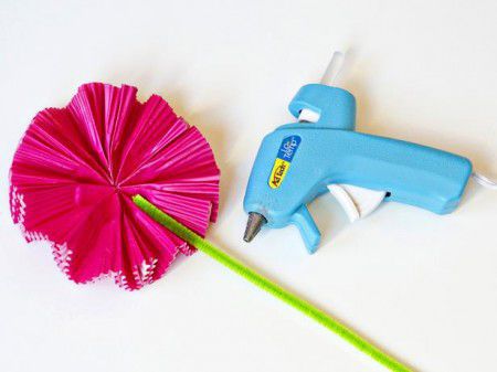 como hacer flores recicladas