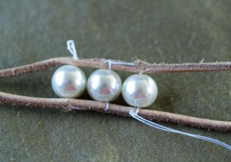 como hacer pulseras de perlas