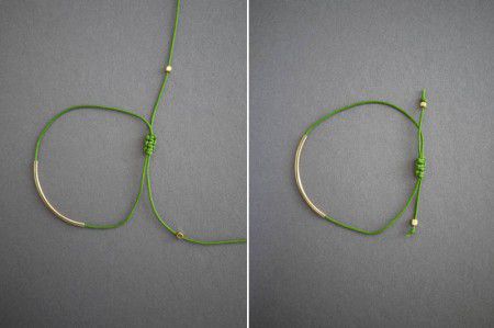 como hacer pulseras finas