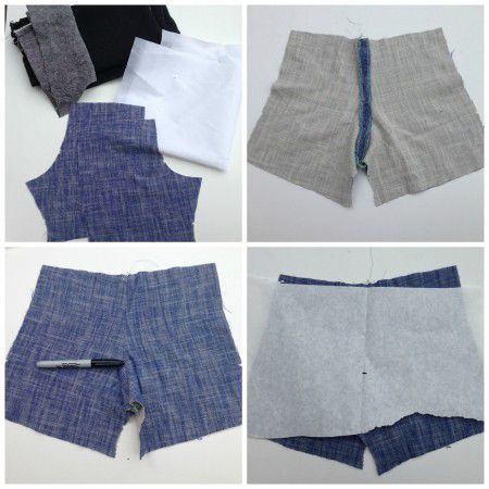 como hacer un short para bebe