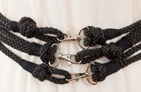 Como hacer cinturones de cuerda