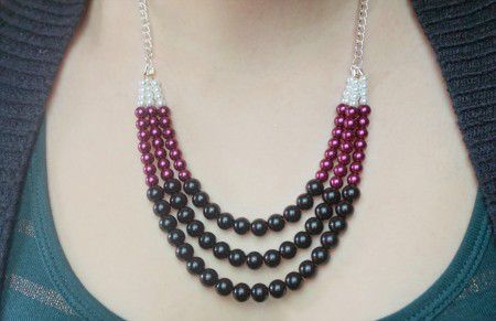 collares con perlas