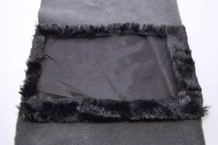 Como hacer una bufanda de piel sintetica