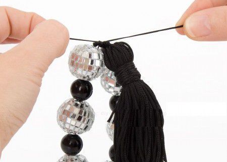 Como hacer pulseras con bolas de boliche