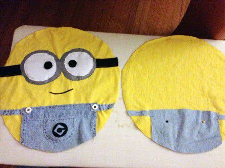 Como hacer un cojin de minions