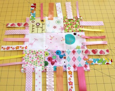 Como hacer una manta colorinche para bebes