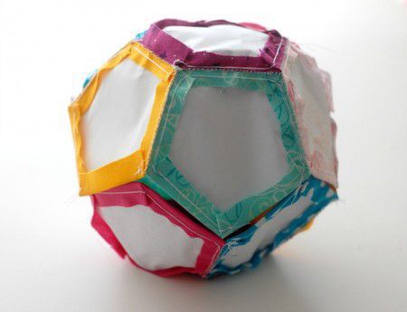 Como hacer una pelota para bebe de patchwork