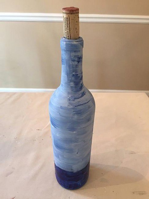 Artesanias con botellas de vidrio