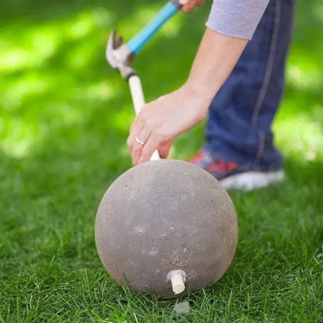 Como hacer una esfera de concreto